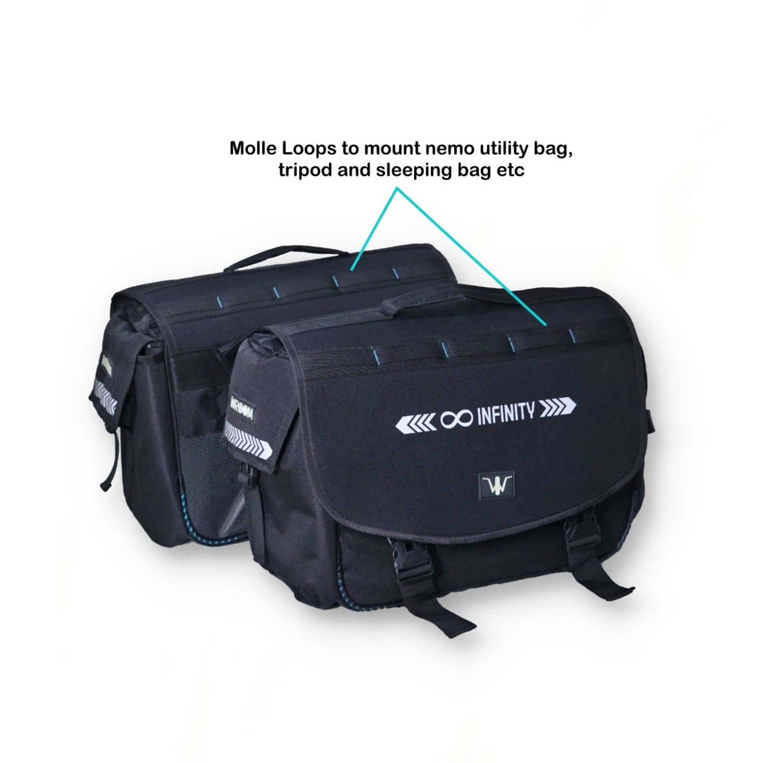 Vader 3-in-1- Bicycle Saddle bag, Sling bag and Navigator (Camouflage) ⋆  GODS