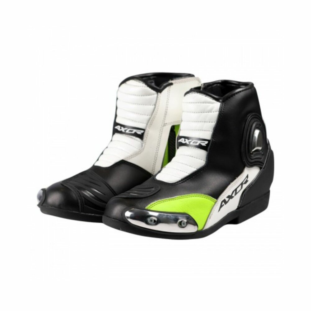 Axor Slicks Boots - Black Neon Green Online Buy Mumbai India (1)