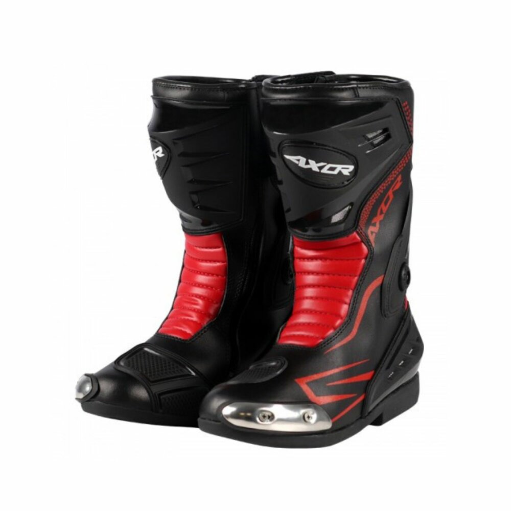 Buy Axor SLIPSTREAM Boots - Black Red Online in Mumbai India (1)