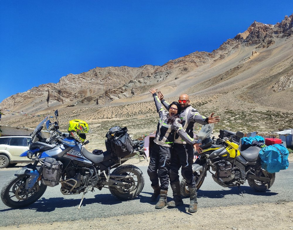 We celebrated our ride till Sarchu