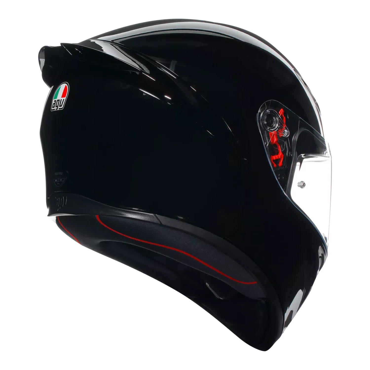 AGV K1 S Solid Gloss Black Helmet | ECE 22.06 & BIS
